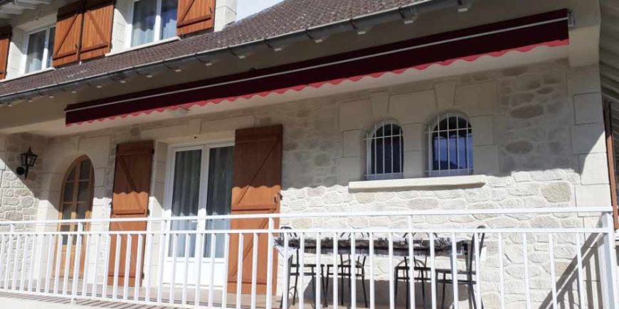 Rénovation de façade imitation pierres en Ariège entre Pamiers et Ax les Thermes (09)