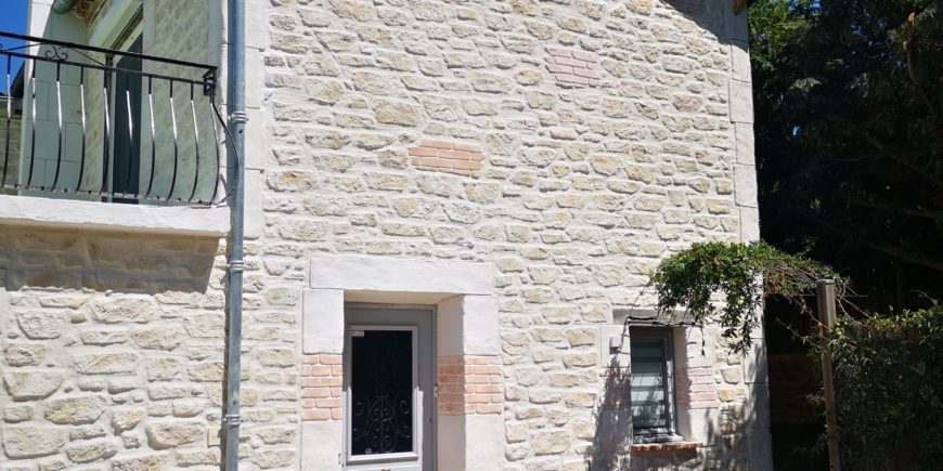 Façade maison effet pierres près de Castres (81)