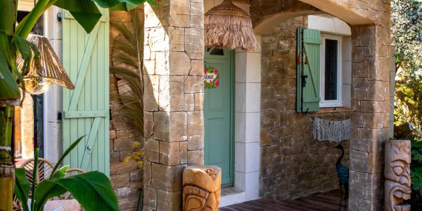 Ravalement de façade effet pierres sèches à Candillargues (30)